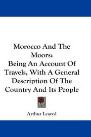 Cover of: Morocco and the Moors