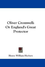 Cover of: Oliver Cromwell by Henry William Herbert