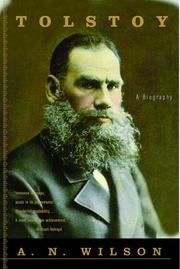 Cover of: Tolstoy by A. N. Wilson