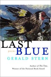 Cover of: Last Blue by Gerald Stern, Gerald Stern