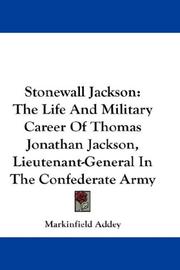 Stonewall Jackson by Markinfield Addey