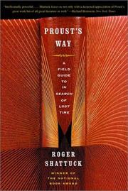 Cover of: Proust's Way by Roger Shattuck