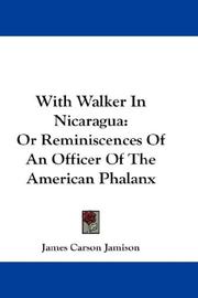 Cover of: With Walker In Nicaragua