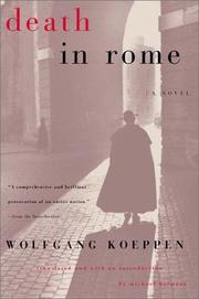 Cover of: Death in Rome by Wolfgang Koeppen