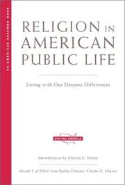 Cover of: Religion in American public life
