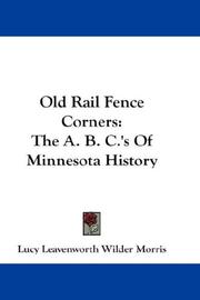 Cover of: Old Rail Fence Corners by Lucy Leavenworth Wilder Morris