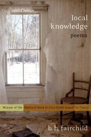 Cover of: Local knowledge: poems