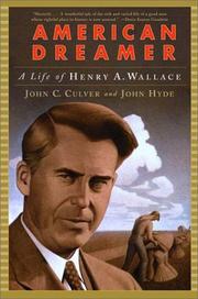 Cover of: American Dreamer by John C. Culver, John Hyde