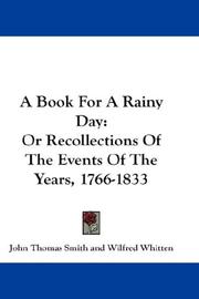 Cover of A book for a rainy day