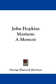 John Hopkins Morison by George Shattuck Morison
