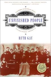 Cover of: Unfinished People by Ruth Gay