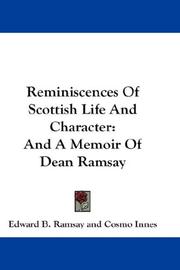 Reminiscences Of Scottish Life And Character