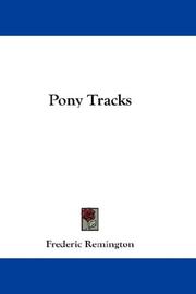 Cover of: Pony Tracks by Frederic Remington