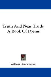 Cover of: Truth And Near Truth: A Book Of Poems