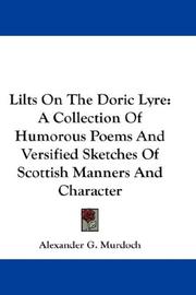 Cover of: Lilts On The Doric Lyre | Alexander G. Murdoch