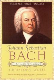 Cover of: Johann Sebastian Bach by Christoph Wolff