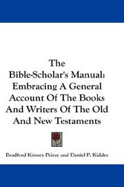 Cover of: The Bible-Scholar