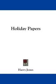 Cover of: Holiday Papers