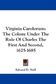 Virginia Carolorum by Edward D. Neill