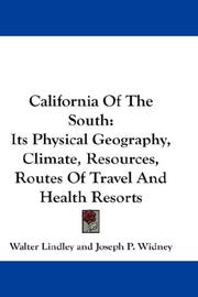 Cover of: California Of The South | Walter Lindley