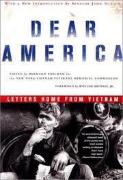 Cover of: Dear America: Letters Home from Vietnam