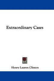 Cover of: Extraordinary Cases by Henry Lauren Clinton