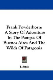 Cover of: Frank Powderhorn by J. Sands