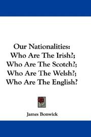 Cover of: Our Nationalities by James Bonwick