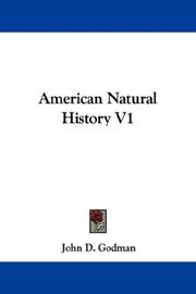 Cover of: American Natural History V1