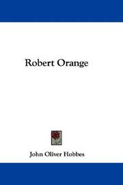 Cover of: Robert Orange by Hobbes, John Oliver, Hobbes, John Oliver