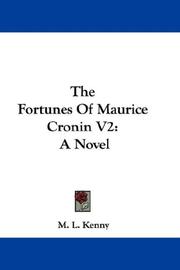 Cover of: The Fortunes Of Maurice Cronin V2 | M. L. Kenny
