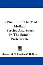 Cover of: In Pursuit Of The Mad Mullah by Malcolm McNeill