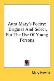 Cover of: Aunt Mary