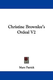Cover of: Christine Brownlee's Ordeal V2