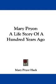 Cover of: Mary Pryor | Mary Pryor Hack