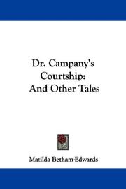 Cover of: Dr. Campany's Courtship: And Other Tales