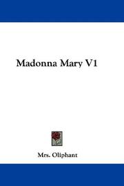 Cover of: Madonna Mary V1 by Margaret Oliphant