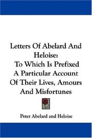 Cover of: Letters Of Abelard And Heloise by Peter Abelard, Heloise.