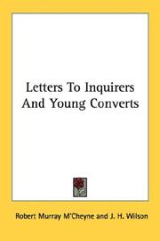 Cover of: Letters To Inquirers And Young Converts