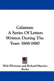 Cover of: Calamus by Walt Whitman