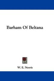 Cover of: Barham Of Beltana