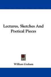 Cover of: Lectures, Sketches And Poetical Pieces