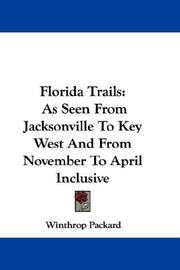 Cover of: Florida Trails by Winthrop Packard