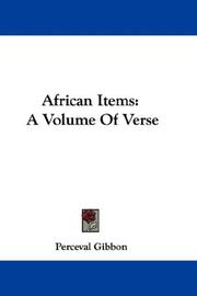 Cover of African Items