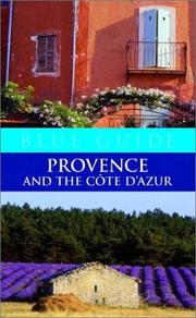 Cover of: Blue Guide Provence and Cote D'Azur, Second Edition