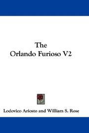 Cover of: The Orlando Furioso V2