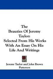 Cover of: The Beauties Of Jeremy Taylor by Jeremy Taylor