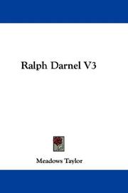 Cover of: Ralph Darnel V3 by Meadows Taylor
