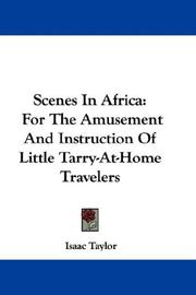 Cover of: Scenes In Africa by Isaac Taylor