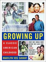 Cover of: Growing Up | Marilyn Vos Savant